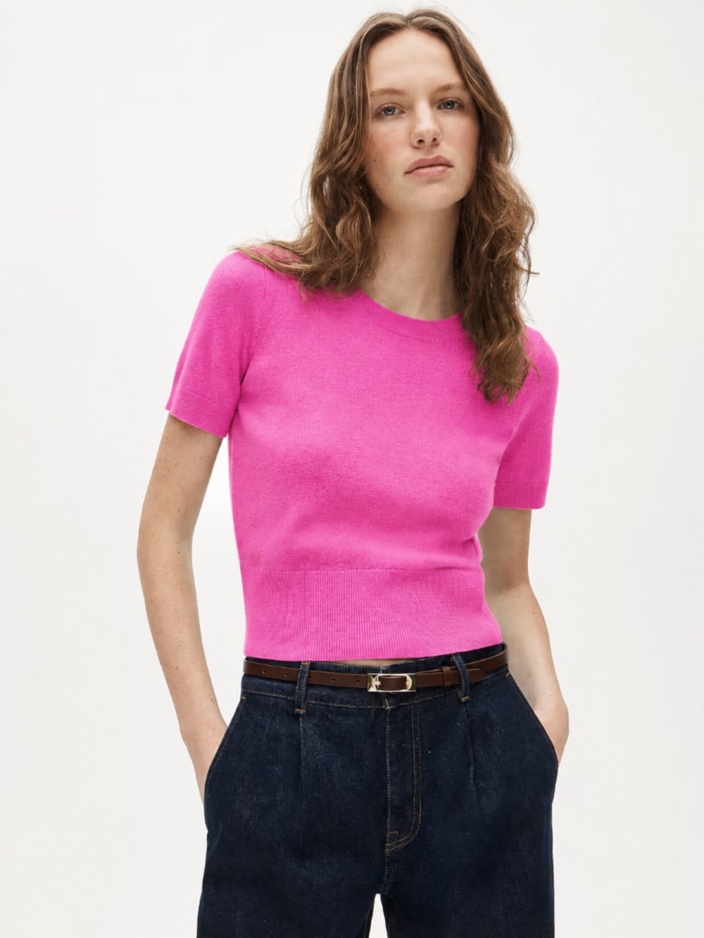 J.‎ Crew Cashmere Shrunken T-Shirt